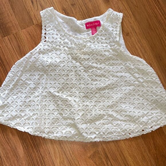Lilly Pulitzer white crop top - Picture 1 of 3